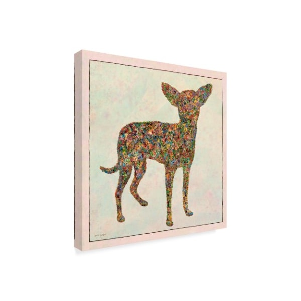 Trademark Fine Art James W. Johnson 'Chihuahua Shape' Canvas Art, 24x24 - ALI36268-C2424GG