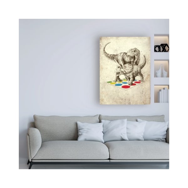 Trademark Fine Art Michael Buxton 'The Ultimate Battle' Canvas Art, 24x32 - IC00319-C2432GG