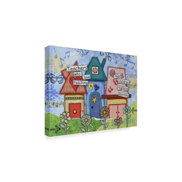 Trademark Fine Art Let Your Art Soar 'School Days' Canvas Art, 24x32 - ALI42492-C2432GG