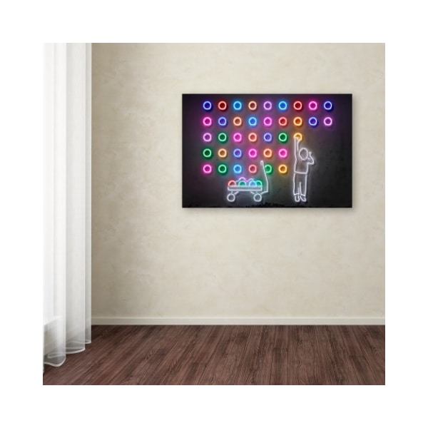 Trademark Fine Art Octavian Mielu 'Dots' Canvas Art, 30x47 - ALI17198-C3047GG