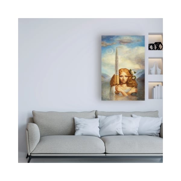 Trademark Fine Art Dan Craig 'Lady Of The Lake Emerging' Canvas Art, 30x47 - ALI46615-C3047GG