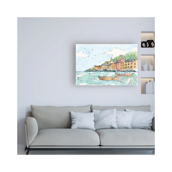 Trademark Fine Art Anne Tavoletti 'Portofino I' Canvas Art, 30x47 - WAP12228-C3047GG