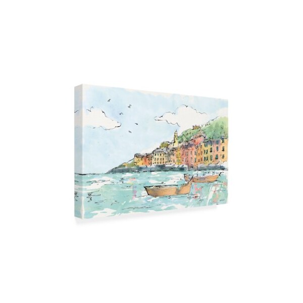 Trademark Fine Art Anne Tavoletti 'Portofino I' Canvas Art, 30x47 - WAP12228-C3047GG