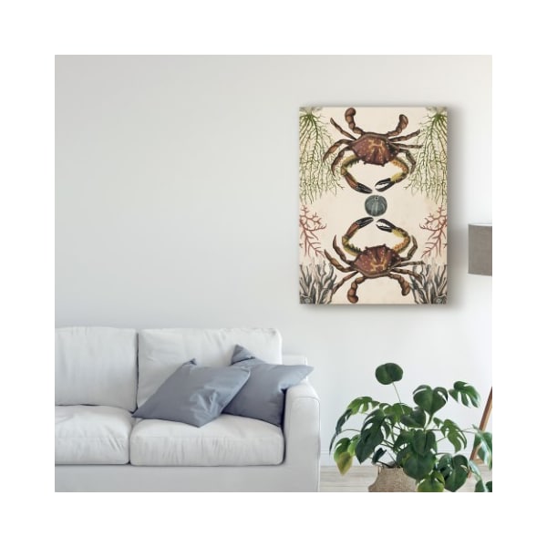 Trademark Fine Art Naomi Mccavitt 'Antiquarian Menagerie Crab' Canvas Art, 14x19 - WAG04693-C1419GG