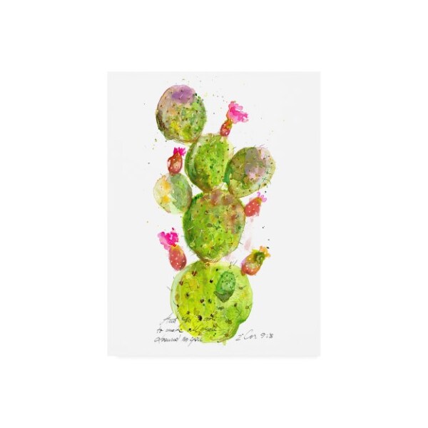 Trademark Fine Art Ingrid Blixt 'Cactus Verse III' Canvas Art, 14x19 - WAG14534-C1419GG