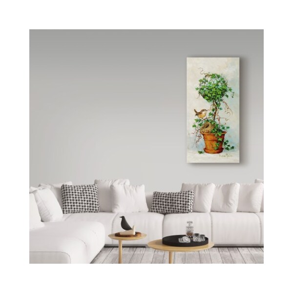 Trademark Fine Art Barbara Mock ' Spring Nesting 2' Canvas Art, 16x32 - ALI39151-C1632GG