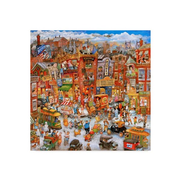 Trademark Fine Art Bill Bell 'Urban Scenes' Canvas Art, 14x14 - ALI25592-C1414GG