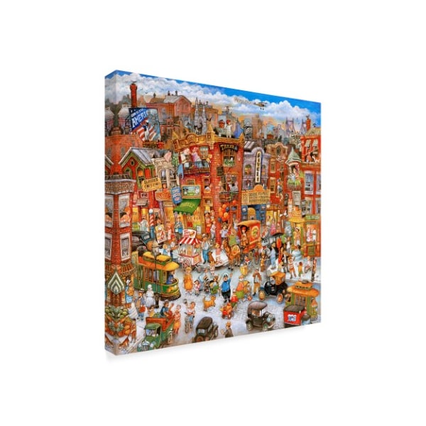 Trademark Fine Art Bill Bell 'Urban Scenes' Canvas Art, 14x14 - ALI25592-C1414GG