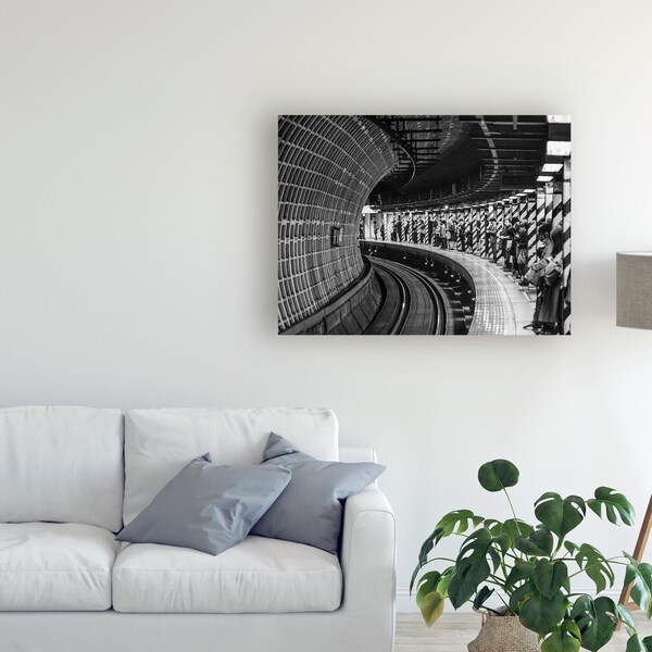 Trademark Fine Art Carlos Grury Santos 'Tokyo Metro' Canvas Art, 24x32 - 1X08332-C2432GG