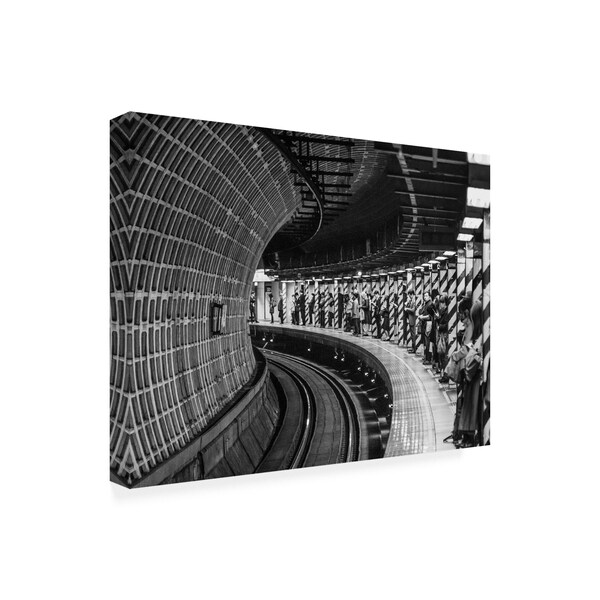 Trademark Fine Art Carlos Grury Santos 'Tokyo Metro' Canvas Art, 24x32 - 1X08332-C2432GG