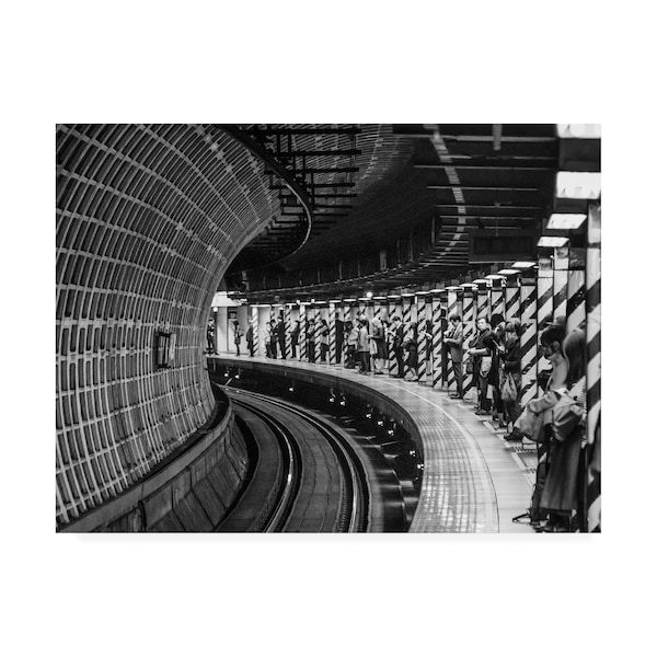 Trademark Fine Art Carlos Grury Santos 'Tokyo Metro' Canvas Art, 24x32 - 1X08332-C2432GG
