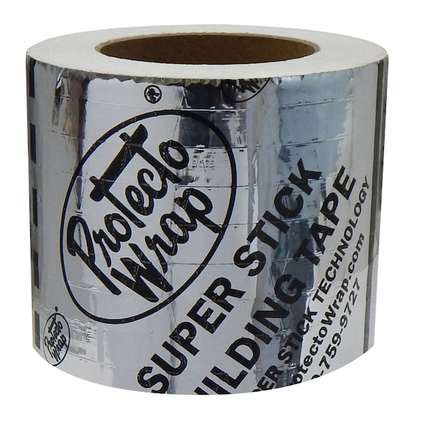Protecto Wrap Protecto Wrap Super Stick 4 in. W X 75 ft. L Synthetic Flashing Tape Black - 844004SW