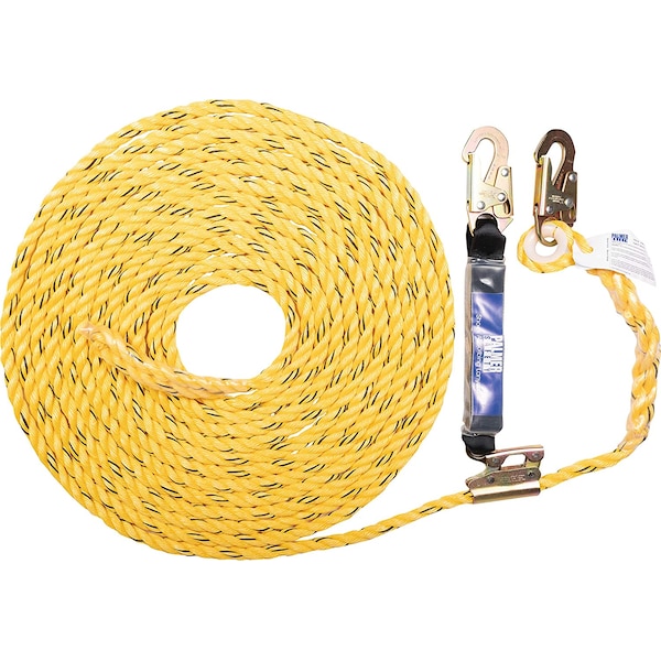 Palmer Safety Roofing Bucket Kit Full-Body Harness, 50Ft Vertical Rope & Anchor - V5501