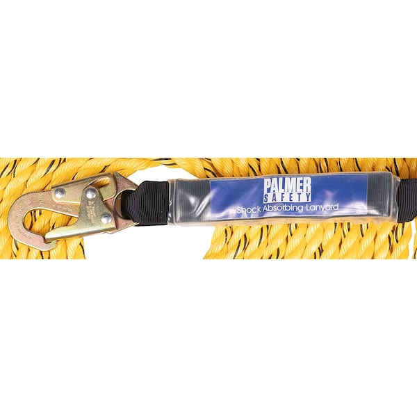 Palmer Safety Roofing Bucket Kit Full-Body Harness, 50Ft Vertical Rope & Anchor - V5501