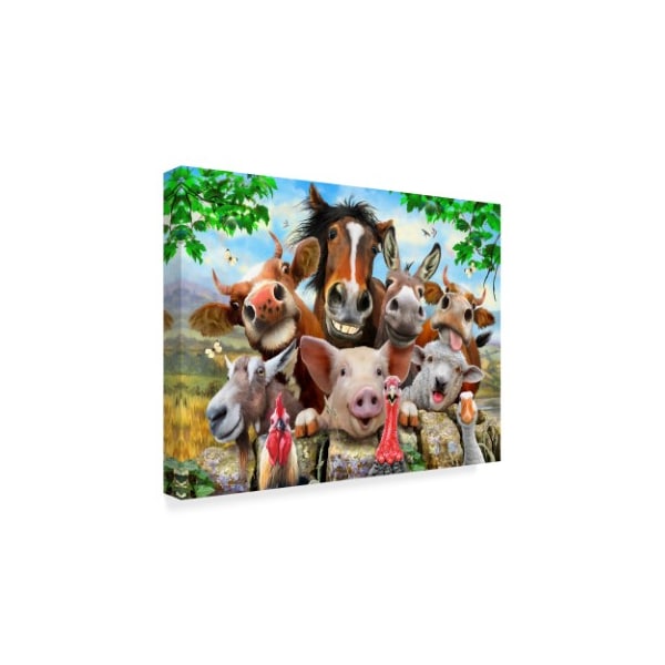 Trademark Fine Art Howard Robinson 'Happy Farm' Canvas Art, 14x19 - ALI23982-C1419GG