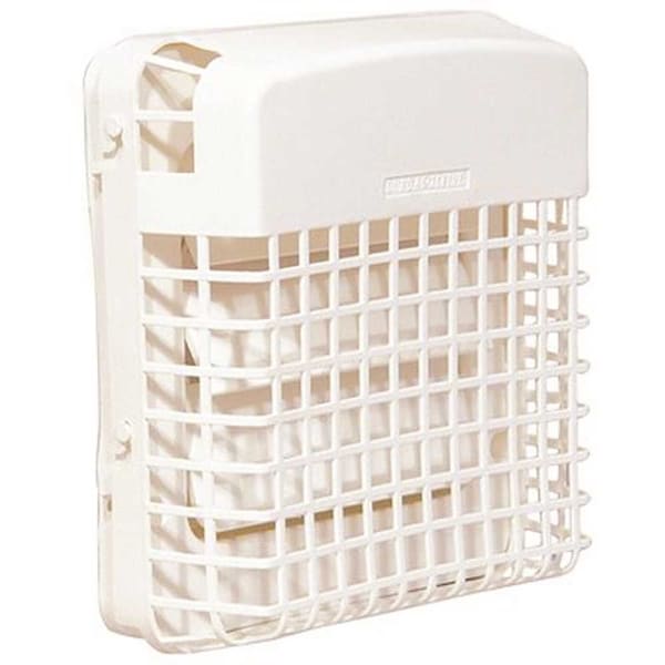 National Brand 4 in. Progard Replacement Exhaust Cap Grille in White - PGC4WX