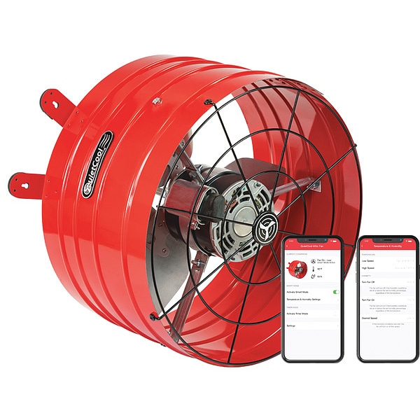 Quietcool QUIETCOOL Steel 9.75"H 16.5"W Exhst Fan - AFG SMT PRO-3.0