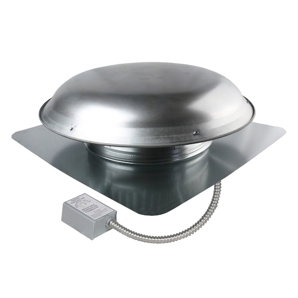Maxx Air 4000 Series 1,600 CFM Roof Mount Power Attic Ventilator in Mill - CX4000AMUPS