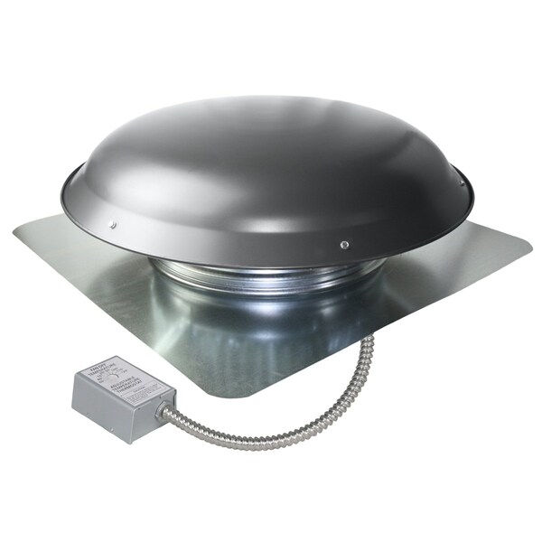 Maxx Air 4000 Series 1,600 CFM Roof Mount Power Attic Ventilator in Weathered Gray - CX4000AMWGUPS