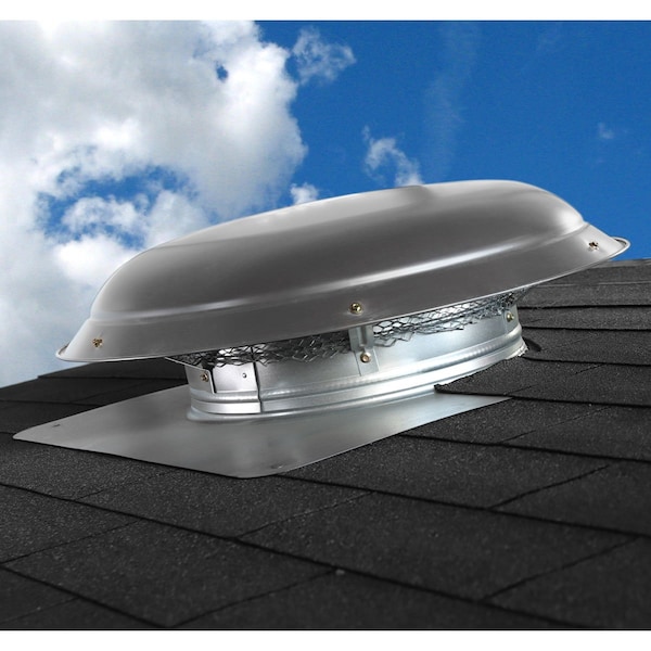 Maxx Air 4000 Series 1,600 CFM Roof Mount Power Attic Ventilator in Weathered Gray - CX4000AMWGUPS