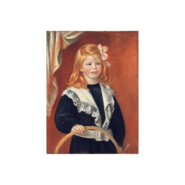 Trademark Fine Art Pierre Auguste Renoir 'Portrait de Jean Renoir' Canvas Art, 24x32 - BL02599-C2432GG
