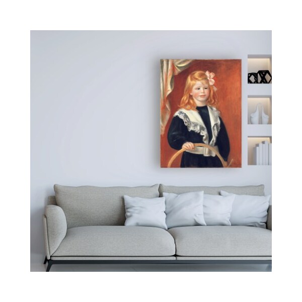 Trademark Fine Art Pierre Auguste Renoir 'Portrait de Jean Renoir' Canvas Art, 24x32 - BL02599-C2432GG
