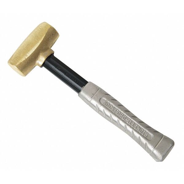 American Hammer Striking Hammer, Brass, 4 lb., 12" - AM4BRXAG
