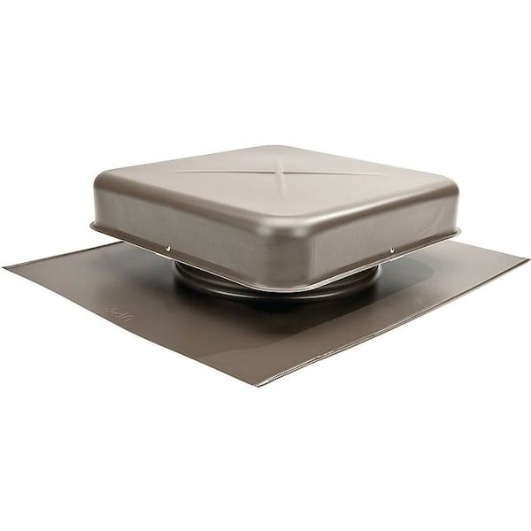 Lomanco LomanCool Static Vent, 1658 in OAW, 60 sqin Net Free Ventilating Area, Aluminum, Weathered Bronze - 600WB