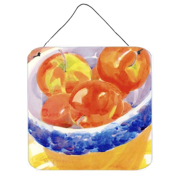 Micasa Bowl Of Apples Aluminium Metal Wall or Door Hanging Prints - MI751987