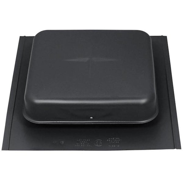 Air Vent Air Vent  Roof Vent Nfa Square; Black - Aluminum, PK12 - RVA51BL