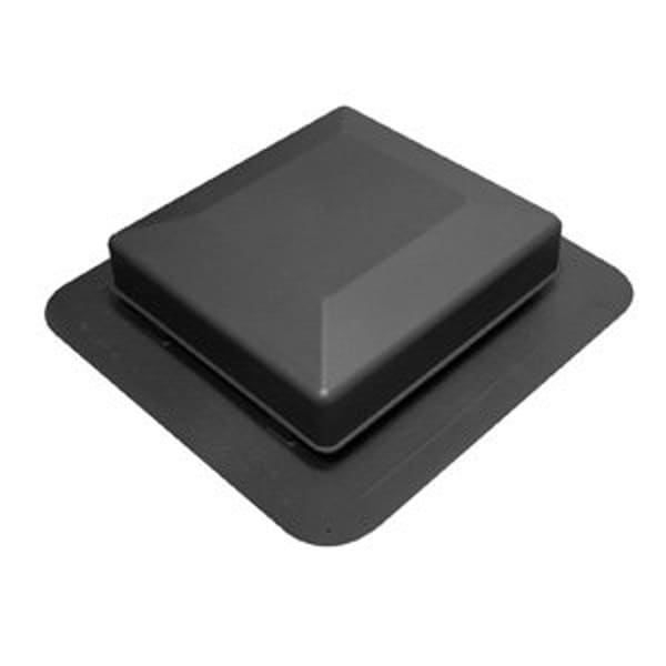 Duraflo Roof Vent, 16.92 in OAW, 50 sq-in Net Free Ventilating Area, Polypropylene, Gray - 6050G