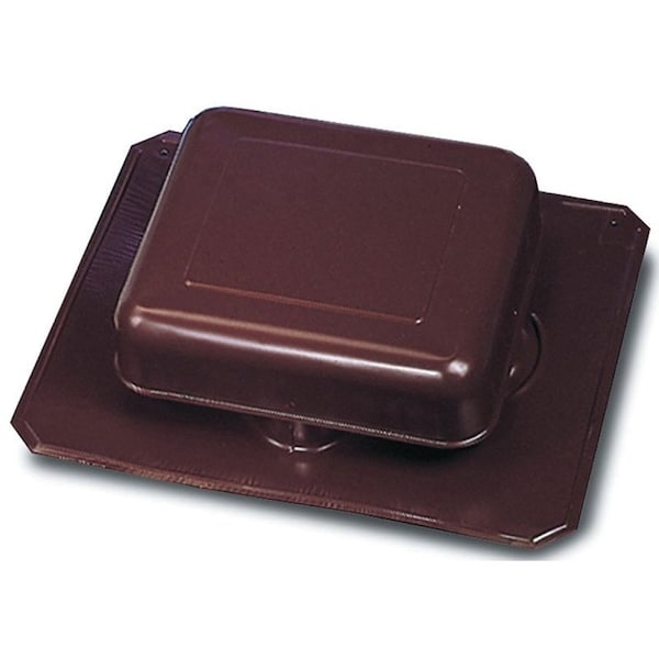 Master Flow Roof Louver, Aluminum, Brown - R50ABR