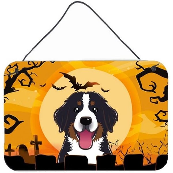 Carolines Treasures Carolines Treasures BB1795DS812 Halloween Bernese Mountain Dog Wall and Door Hanging Prints - BB1795DS812