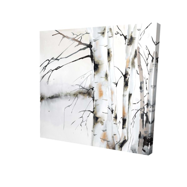 Begin Home Decor 12 x 12 in. Winter Birches-Print on Canvas - 2080-1212-LA132-1