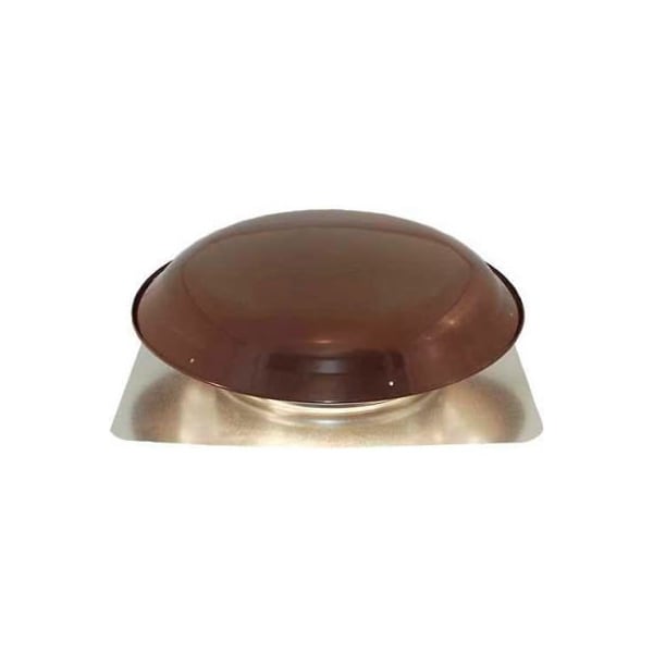 Ventamatic Cool Attic Roof Mount Power Attic Ventilator Aluminum Dome Brown 1600 CFM - CX4000AABR