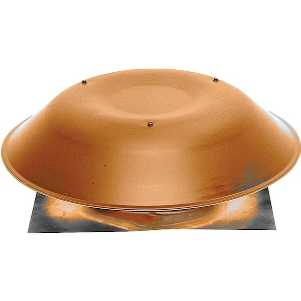 Lomanco LomanCool Static Vent, 20 in OAW, 144 sqin Net Free Ventilating Area, Aluminum, Brown - 135BR