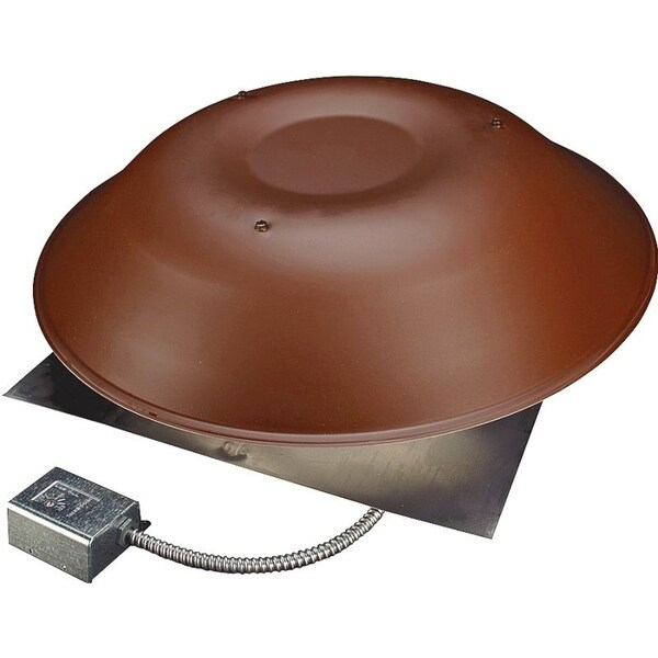 Lomanco LOMANCO LomanCool 2000BR Standard Power Vent, Aluminum, Brown - 2000BR