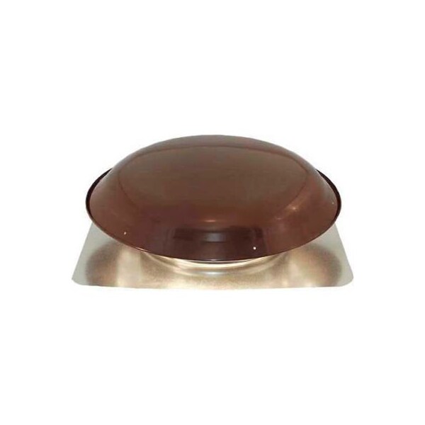 Ventamatic Cool Attic Roof Mount Power Attic Ventilator Aluminum Dome Brown 1200 CFM - CX2001AABR