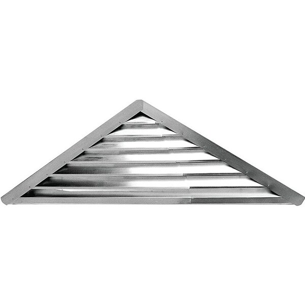 Lomanco LomanCool Adjustable Louver, Aluminum, Mill, Roof Installation - 909