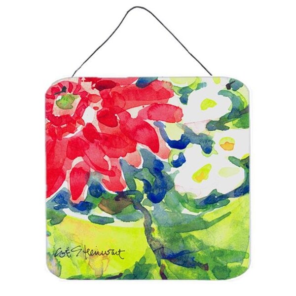 Jensendistributionservices Flower Aluminium Metal Wall or Door Hanging Prints - MI231624
