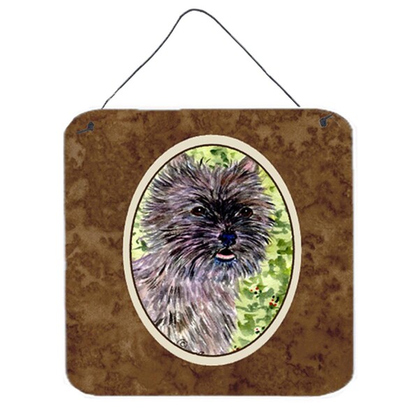 Micasa Cairn Terrier Aluminium Metal Wall Or Door Hanging Prints - MI235790