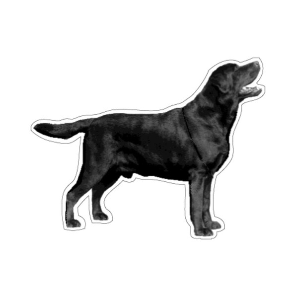 Amistad Black Lab Dog Decal - Sticker Labrador Retriever Car - AM3253423