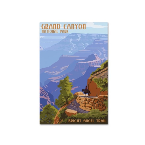 Trademark Fine Art Lantern Press 'National Park 1' Canvas Art, 12x19 - ALI8776-C1219GG