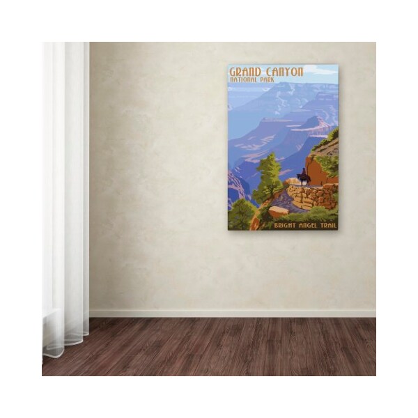 Trademark Fine Art Lantern Press 'National Park 1' Canvas Art, 12x19 - ALI8776-C1219GG