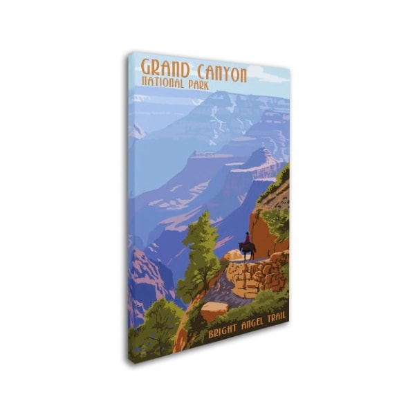 Trademark Fine Art Lantern Press 'National Park 1' Canvas Art, 12x19 - ALI8776-C1219GG