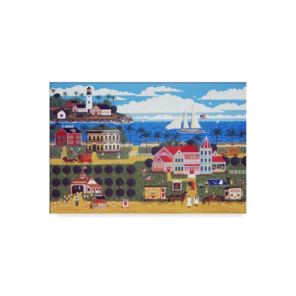 Trademark Fine Art Anthony Kleem 'Key West Beach' Canvas Art, 12x19 - ALI38333-C1219GG