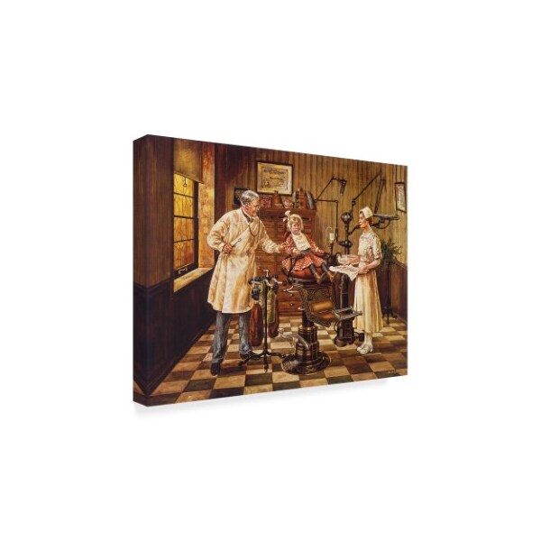 Trademark Fine Art Lee Dubin 'Dentist Office' Canvas Art, 14x19 - ALI42067-C1419GG