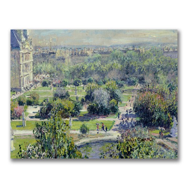Trademark Fine Art Claude Monet 'View of the Tuileries' Canvas Art, 35x47 - BL0525-C3547GG