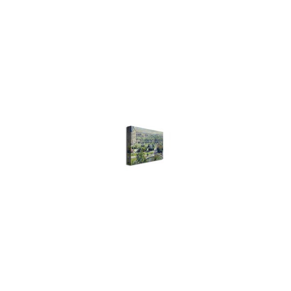 Trademark Fine Art Claude Monet 'View of the Tuileries' Canvas Art, 35x47 - BL0525-C3547GG