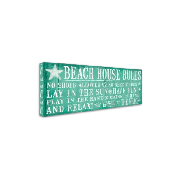Trademark Fine Art ALI Chris 'Beach 3' Canvas Art, 10x24 - ALI12254-C1024GG